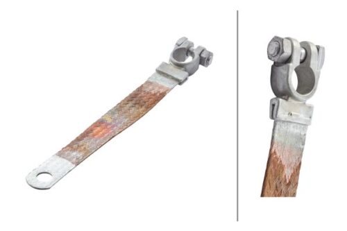 Καλώδιο γείωσης 12V 24V 80A Μπαταρίας Ø: 15.9mm Length: 180mm 21mm² HELLA 8KX091391001