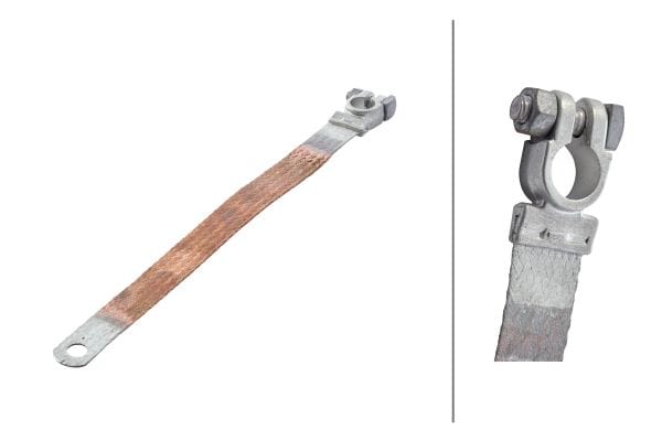 Καλώδιο γείωσης 12V 24V 80A Μπαταρίας Ø: 15.9mm Length: 300mm 21mm² HELLA 8KX091394001
