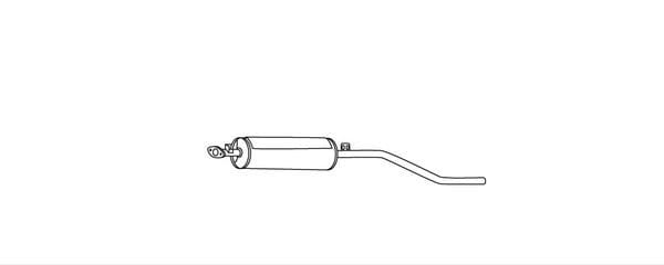 Πίσω Σιλανσιε Kit για MAZDA B SERIE FAURECIA 8LD366033041