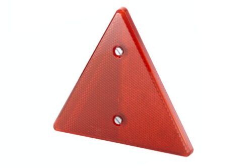 Reflector Κρύσταλλο Colour: Red triangular Bolted HELLA 8RA002020051