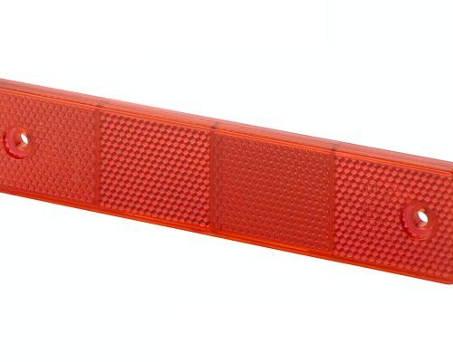 Reflector Κρύσταλλο Colour: Red rectangular Bolted DEUTZ FAHR HELLA 8RA002023001
