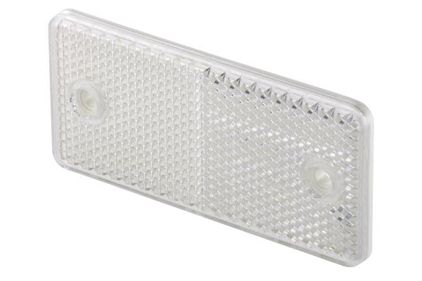 Reflector Κρύσταλλο Colour: White rectangular Bolted HELLA 8RA003326021