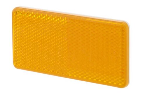 Reflector Κρύσταλλο Colour: Πορτοκαλί rectangular Glued HELLA 8RA003326041