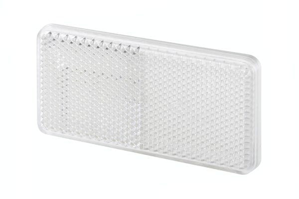 Reflector Κρύσταλλο Colour: White rectangular Glued HELLA 8RA003326051