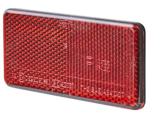Reflector Κρύσταλλο Colour: Red rectangular Glued HELLA 8RA003326167