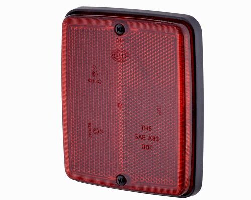 Reflector Κρύσταλλο Colour: Red rectangular Screw Σύνδεση HELLA 8RA003660007
