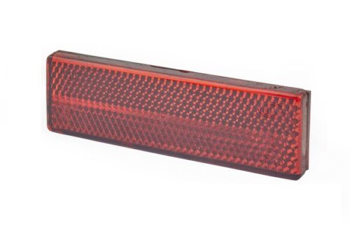 Reflector Κρύσταλλο Colour: Red rectangular Glued HELLA 8RA342014157