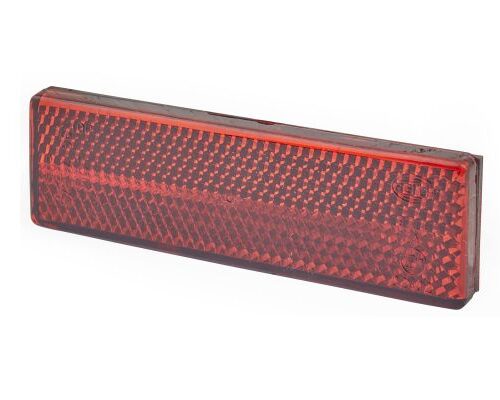 Reflector Κρύσταλλο Colour: Red rectangular Glued HELLA 8RA342014157