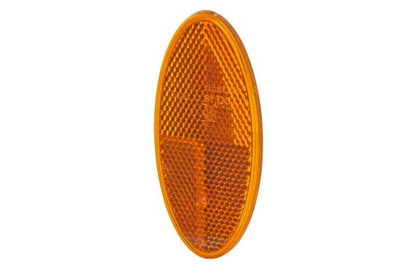 Reflector Κρύσταλλο Colour: Πορτοκαλί oval Glued HELLA 8RA343160022