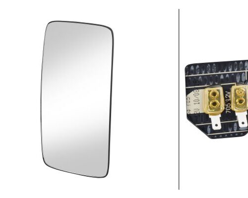 Mirror Glassexterior mirror 12V both sides HELLA 9EY569161012