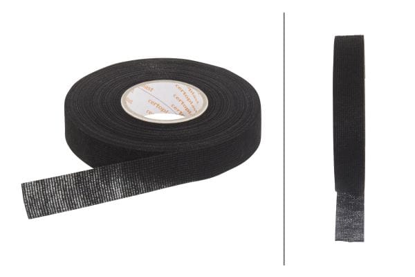 Insulating Tape Polyester Μάυρο Length: 25m Width: 19mm HELLA 9MJ176269001