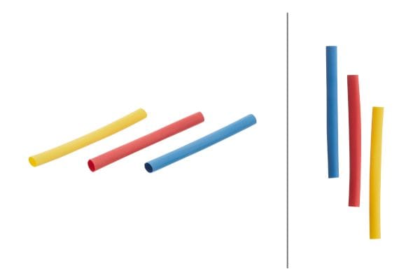 Heatshrink Tube 2:1 3,2 1,6mm 50mm Μπλέ Πορτοκαλί Red HELLA 9MJ178458022