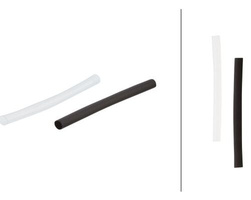 Heatshrink Tube 2:1 3,2 1,6mm 50mm Μάυρο transparent HELLA 9MJ178458032