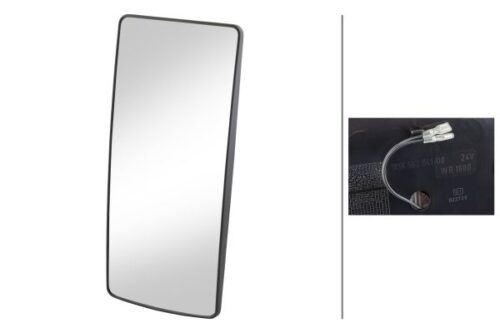 Mirror Glassexterior mirror 24V both sides HELLA 9MX562841002