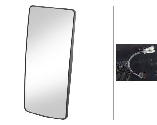 Mirror Glassexterior mirror 24V both sides HELLA 9MX562841002