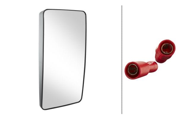 Mirror Glassexterior mirror 24V both sides HELLA 9MX563468002