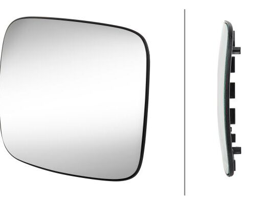 Mirror Glasswide angle mirror 24V both sides HELLA 9MX563717032