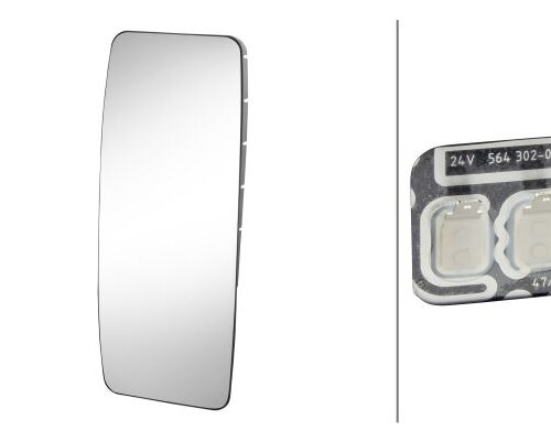 Mirror Glassexterior mirror 24V Αριστερό HELLA 9MX564305002