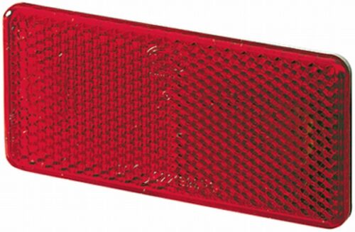 Reflector Κρύσταλλο Colour: Red rectangular Glued HELLA 8RA003326931