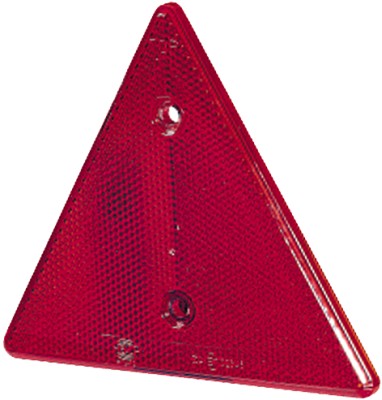 Reflector Κρύσταλλο Colour: Red triangular Bolted HELLA 8RA002020001
