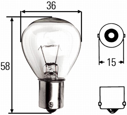 Λάμπαrotating beacon Προβολέας Λάμπα U Heavy Duty 24V 45W Ποσότητα: 1 HELLA 8GA002074241