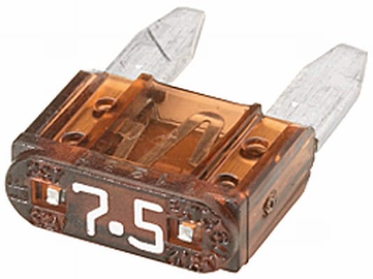 Ασφάλεια Mini 7.5A Brown Ποσότητα: 50 HELLA 8JS728596111