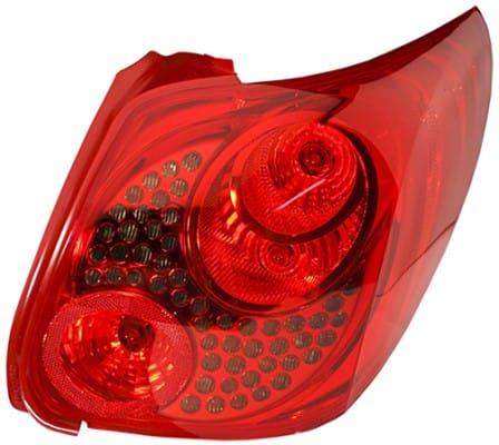 Φανάρι Πίσω Λάμπα Αριστερό για Peugeot 207 Sw (Wk_) SW (WK_) Θέσης Assembly HELLA 2VP354677011