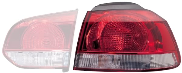 Φανάρι Πίσω Λάμπα Δεξιό για VW Golf VI (5K1) Θέσης Assembly HELLA 2SD009922101