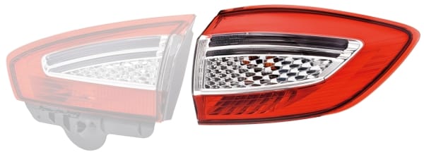 Φανάρι Πίσω LED Αριστερό για Ford Mondeo IV Turnier (Ba7) (BA7) Θέσης Assembly HELLA 9EL354997091