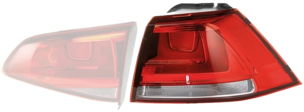 Φανάρι Πίσω Λάμπα Δεξιό για VW Golf VII (5G1Bq1Be1BQ1BE1BE2) Θέσης Assembly HELLA 2SD011977121