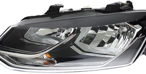 Halogen/FF-Headlight - right for VW Polo (6R1, 6C1) Headlight HELLA 1LB012034041