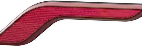 Reflector Style Κρύσταλλο Colour: Red rectangular Bolted HELLA 8RA013402011