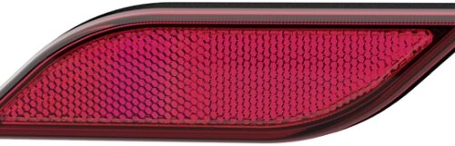 Reflector Style Κρύσταλλο Colour: Red rectangular Glued HELLA 8RA013347051