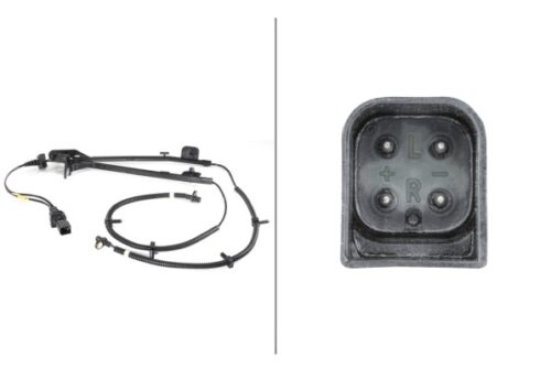 Αισθητήρας, στροφών τροχού 12V Πίσω Axle Ford Fiesta V (JH_JD_) HELLA 6PU010039121