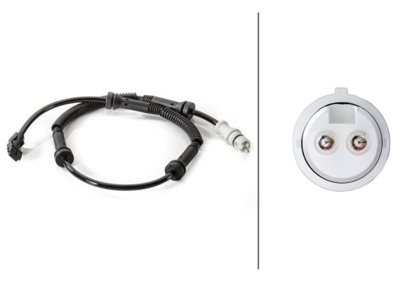 Αισθητήρας, wheel speed - 12V 2-pin connector Renault Trafic II Box (FL) HELLA 6PU012806311