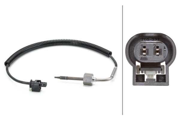 Αισθητήρας, θερμοκρασίας καυσαερίων Mercedes Benz M Class (W164) HELLA 6PT014494131