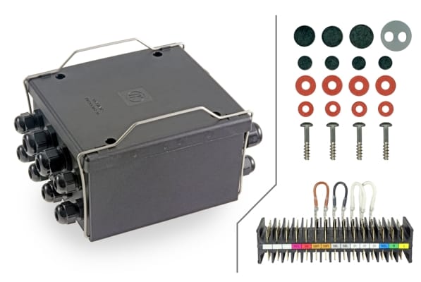 Καλώδιο Junction Box Flat Φις in Σύνδεση 6.3mm Number of HELLA 8KV177785027