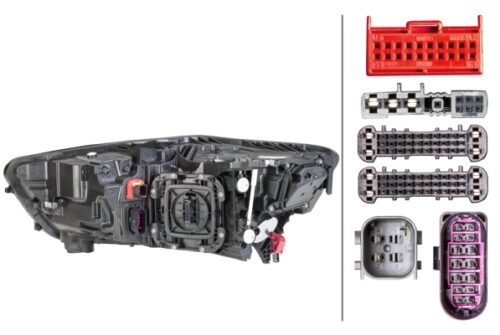 Matrix-Headlight - left for Audi A6 Avant (4G5, 4GD, C7) Headlight HELLA 1EX012976211 - Image 2