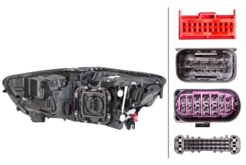 LED-Headlight - right for Audi A6 Avant (4G5, 4GD, C7) Headlight HELLA 1LX012976141 - Image 2