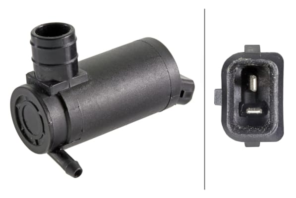 Μοτερ Πιτσιλιστήρι 12V Μάυρο HELLA 8TW006848001