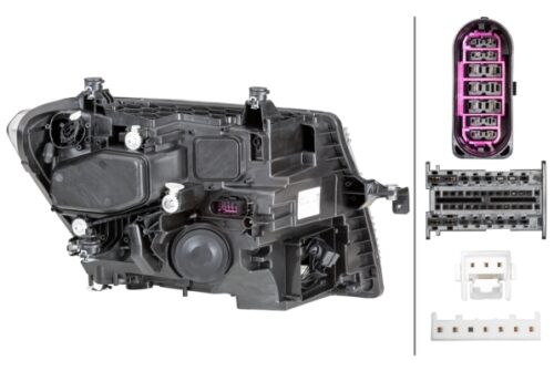 LED-Headlight - left for VW Crafter Box (SY_, SX_) Headlight HELLA 1EX012830091 - Image 2