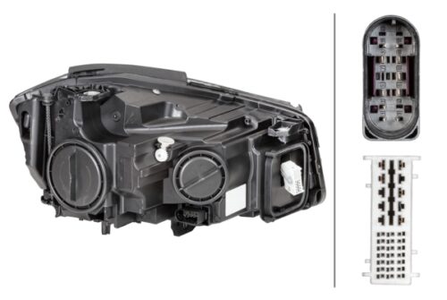 LED Bi Xenon Προβολέας Αριστερό για Mercedes Benz A Class (W176) HELLA 1ZT010818471 - Image 2