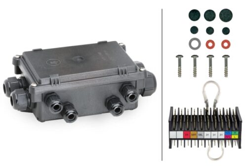 Καλώδιο Junction Box Flat Φις in Σύνδεση 6.3mm 12V pin Number of HELLA 8KV177785007