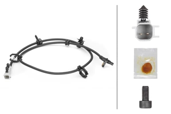 Αισθητήρας, στροφών τροχού Πίσω Axle Chrysler Pacifica HELLA 6PU230040271
