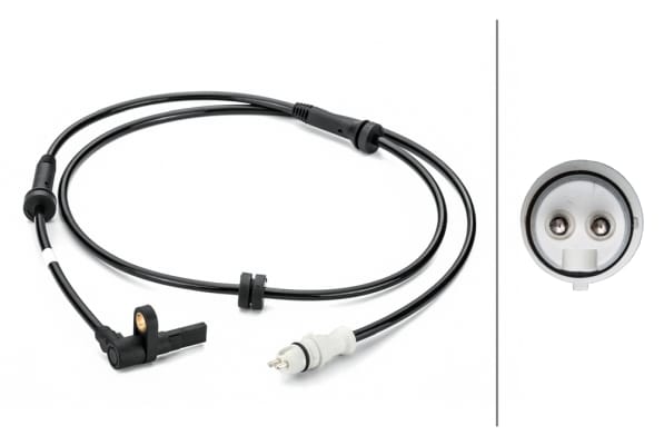 Αισθητήρας, wheel speed - 2-pin connector Fiat Multipla (186_) HELLA 6PU012806521