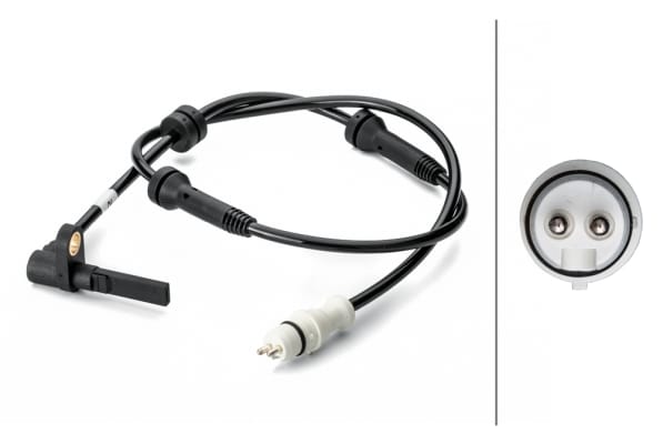 Αισθητήρας, wheel speed - 2-pin connector Fiat Punto (188_) HELLA 6PU012806501
