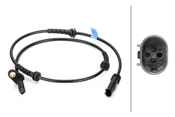Αισθητήρας, wheel speed - 2-pin connector BMW 5 Touring (F11) HELLA 6PU012806491