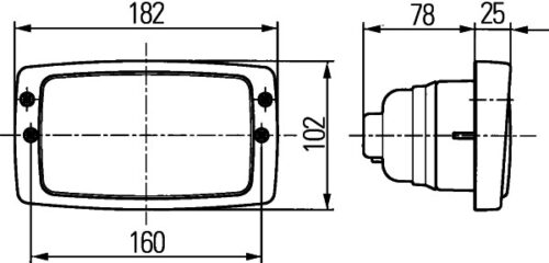 Φανάρι Μπροστινό Modul 6213 24V 12V HELLA 1LB006213047 - Image 2