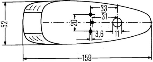 Φως Θέσης 12V 24V HELLA 2PF001638011 - Image 2