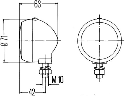 Φως Θέσης 12V HELLA 2PF001648161 - Image 2